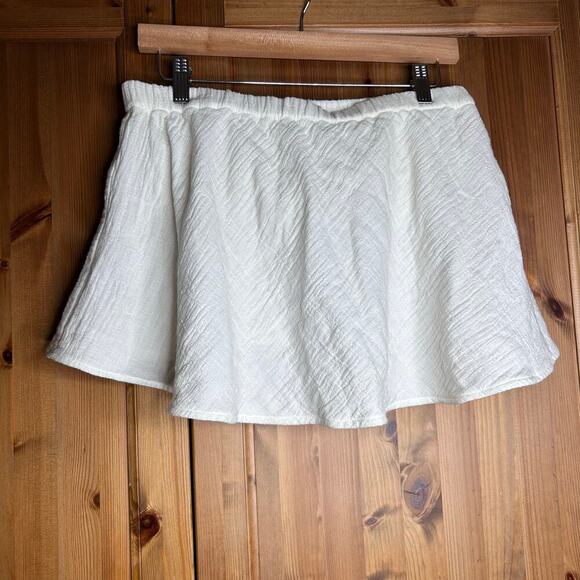 The Odells Gauzy Micro Mini Skirt Women’s Small White Dainty Dollcore Summer - Picture 1 of 8